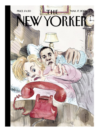 The New Yorker Cover - March 17, 2008 by Barry Blitt Pricing Limited Edition Print image