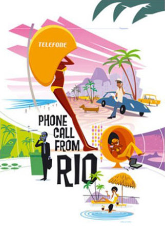 Phone Call From Rio by Charlie Adam Pricing Limited Edition Print image