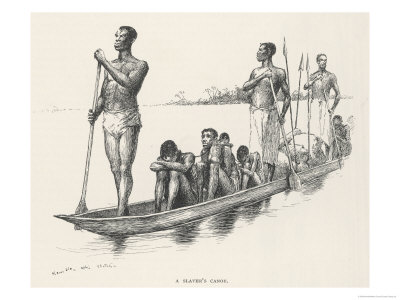 Congo Slaves In A Slaver's Canoe by Edward Windsor Kemble Pricing Limited Edition Print image