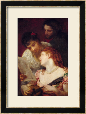 Musical Party, 1874 by Mary Cassatt Pricing Limited Edition Print image