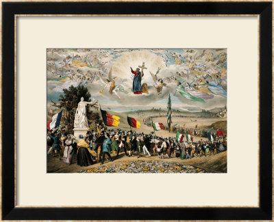 Universal Democratic And Social Republic, 1848 by Frederic Sorrieu Pricing Limited Edition Print image