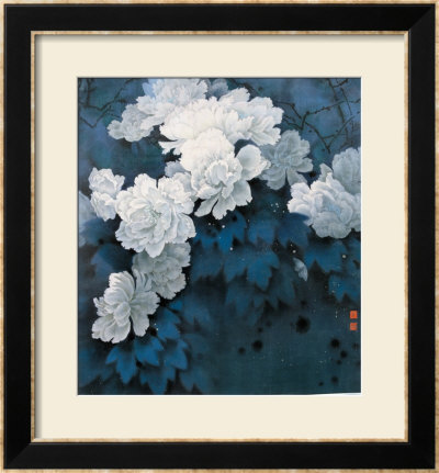 Flowers And Moon by Minrong Wu Pricing Limited Edition Print image
