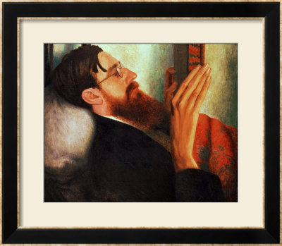 Lytton Strachey, (1880-1932) 1916 by Dora Carrington Pricing Limited Edition Print image