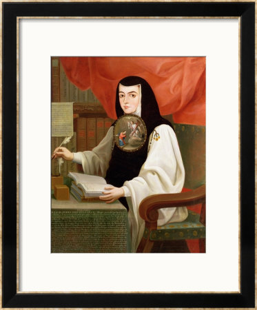 Sister Juana Ines De La Cruz (1648-95) by Andeas De Islas Pricing Limited Edition Print image
