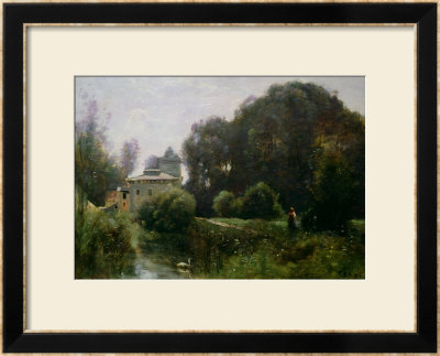 Souvenir Of The Villa Borghese, 1855 by Jean-Baptiste-Camille Corot Pricing Limited Edition Print image