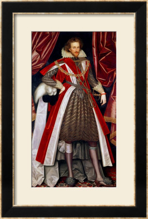 Philip Herbert, 4Th Earl Of Pembroke, Circa 1615 by William Larkin Pricing Limited Edition Print image