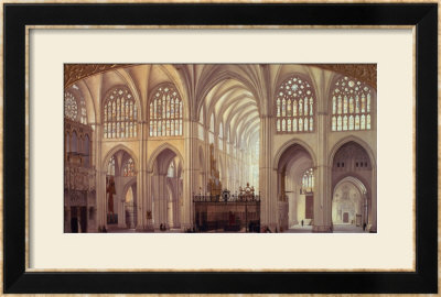 The Interior Of Toledo Cathedral, 1856 by Francisco Hernandez Y Tome Pricing Limited Edition Print image