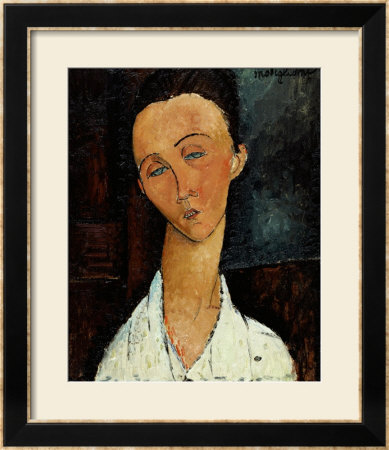 Lunia Czechowska, Circa 1917-18 by Amedeo Modigliani Pricing Limited Edition Print image