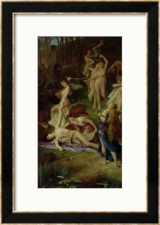 The Death Of Orpheus, 1866 by Emile Levy Pricing Limited Edition Print image