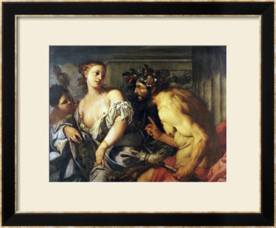 Hercules And Omphale by Antonio Zanchi Pricing Limited Edition Print image