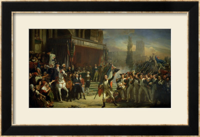 The Enrolment Of Volunteers, 22Nd July 1792, Circa 1850-53 by Auguste Jean-Baptiste Vinchon Pricing Limited Edition Print image