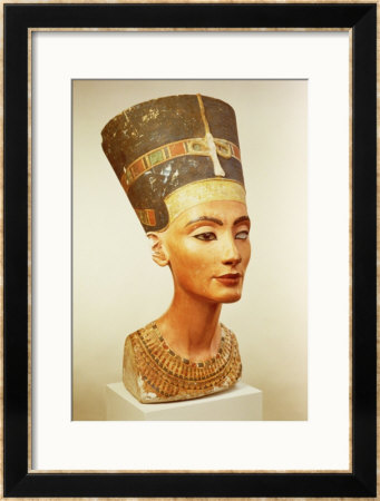 Bust Of Queen Nefertiti, From The Studio Of The Sculptor Thutmose At Tell El-Amarna by 18Th Dynasty Egyptian Pricing Limited Edition Print image