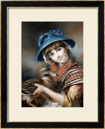 A Market Girl Holding A Mallard Duck, 1787 by John Russell Pricing Limited Edition Print image