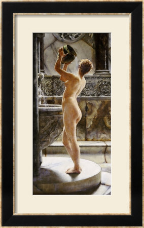 The Bath by John Reinhard Weguelin Pricing Limited Edition Print image