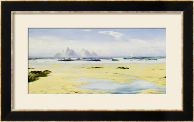 When The Tide Is Out, Pimn Bay, Cornwall by David James Pricing Limited Edition Print image