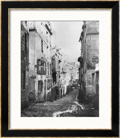 Rue Fresnel, From The Dead End Of Versailles, Paris, 1858-78 by Charles Marville Pricing Limited Edition Print image