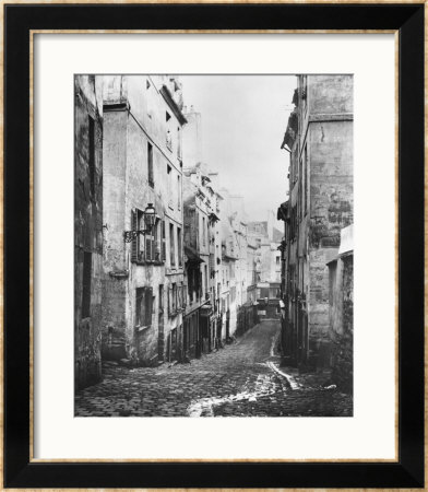 Rue Fresnel, From The Dead End Of Versailles, Paris, 1858-78 by Charles Marville Pricing Limited Edition Print image
