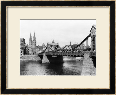 Weser Bridge, Bremen, Circa 1910 by Jousset Pricing Limited Edition Print image