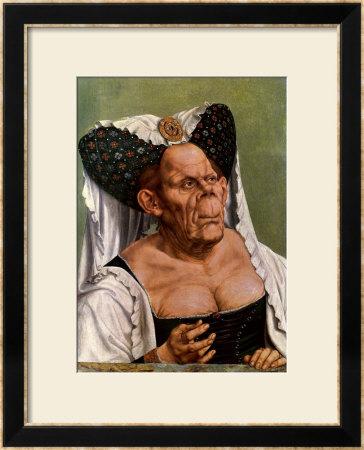 A Grotesque Old Woman, Possibly Princess Margaret Of Tyrol, Circa 1525-30 by Quentin Metsys Pricing Limited Edition Print image