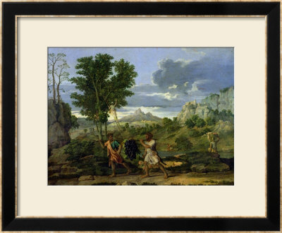 Autumn, Or The Bunch Of Grapes Taken From The Promised Land, 1660-64 by Nicolas Poussin Pricing Limited Edition Print image