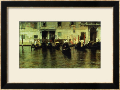 Traghetto Della Maddalena, 1887 by Giacomo Favretto Pricing Limited Edition Print image