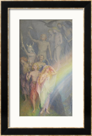 The Northern Gods Descending by William Gersham Collingwood Pricing Limited Edition Print image