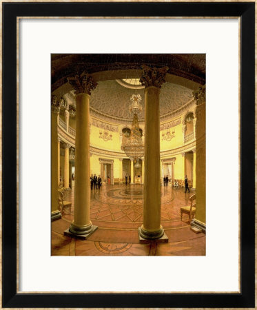 Interior Of The Rotunda In The Winter Palace, 1834 by Yefim Tukharinov Pricing Limited Edition Print image