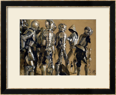 Armour, 1866 by Adolph Von Menzel Pricing Limited Edition Print image