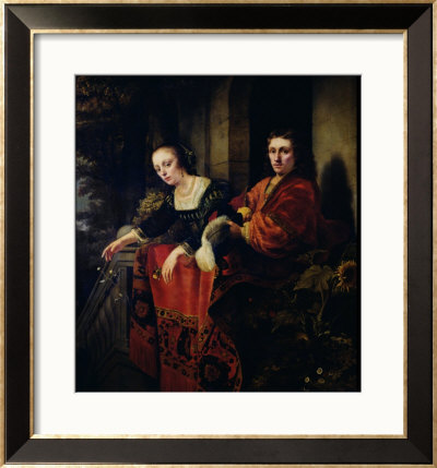 Portrait Of A Husband And Wife, 1654 by Ferdinand Bol Pricing Limited Edition Print image