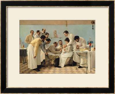 The Insertion Of A Tube by Georges Chicotot Pricing Limited Edition Print image