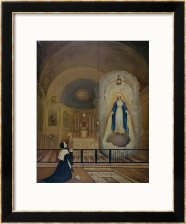Apparition Of The Virgin To St. Catherine Laboure 31St July 1830, 1835 by Le Cerf Pricing Limited Edition Print image