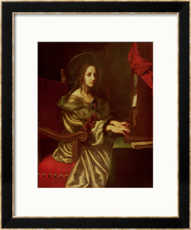 St. Cecilia (Patron Of Musicians) by Carlo Dolci Pricing Limited Edition Print image