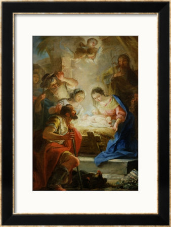 Adoration Of The Shepherds by Mariano Salvador De Maella Pricing Limited Edition Print image
