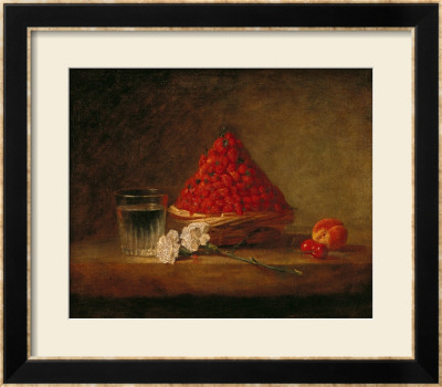 Basket With Wild Strawberries, Circa 1761 by Jean-Baptiste Simeon Chardin Pricing Limited Edition Print image