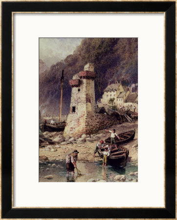 Lynmouth, Devonshire by Myles Birket Foster Pricing Limited Edition Print image