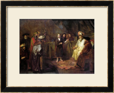 The Twelve Year Old Jesus In Front Of The Scribes, Circa 1655 by Rembrandt Van Rijn Pricing Limited Edition Print image