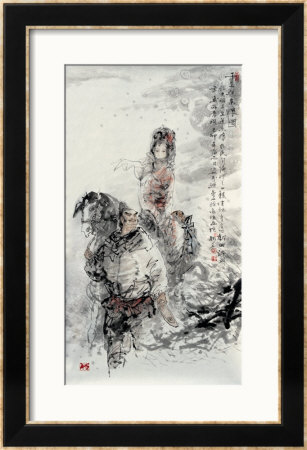 Woman And Horse by Shuli Wang Pricing Limited Edition Print image