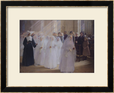 Solemn Communion by Jules Octave Triquet Pricing Limited Edition Print image