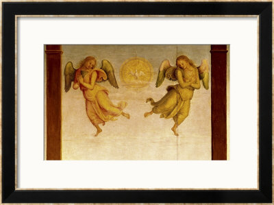 Polittico Di St. Augustine, Angel Detail by Pietro Perugino Pricing Limited Edition Print image