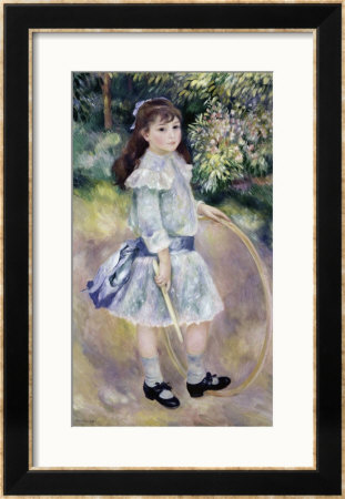 Girl With A Hoop, Marie Goujon by Pierre-Auguste Renoir Pricing Limited Edition Print image