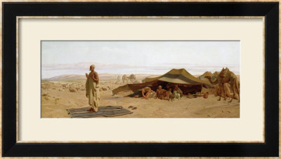 Evening Prayer In The West, 1872 by Frederick Goodall Pricing Limited Edition Print image
