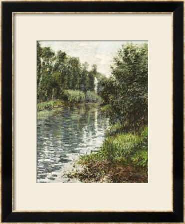 A Small Branch Of The Seine, Argenteuil by Gustave Caillebotte Pricing Limited Edition Print image