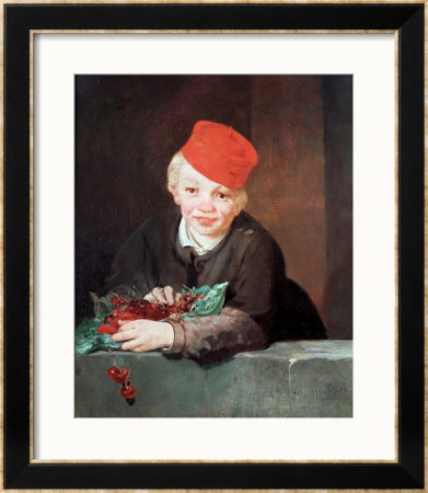 The Boy With The Cherries, 1859 by Édouard Manet Pricing Limited Edition Print image