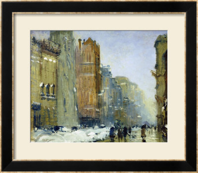 Fifth Avenue, New York by Arthur Clifton Goodwin Pricing Limited Edition Print image