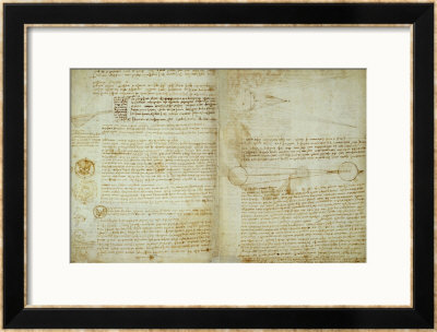 The Codex Hammer Pages 48-51 by Leonardo Da Vinci Pricing Limited Edition Print image