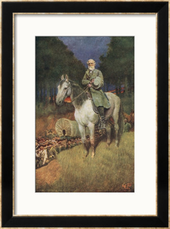 General Lee On His Famous Charger, Traveler by Howard Pyle Pricing Limited Edition Print image