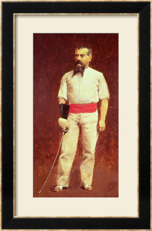 Richard Burton In Fencing Dress, 1889 by Albert Letchford Pricing Limited Edition Print image