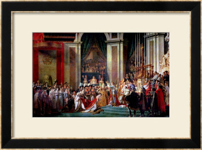 Consecration Of The Emperor Napoleon And Coronation Of Empress Josephine, 2Nd December 1804, 1806-7 by Jacques-Louis David Pricing Limited Edition Print image