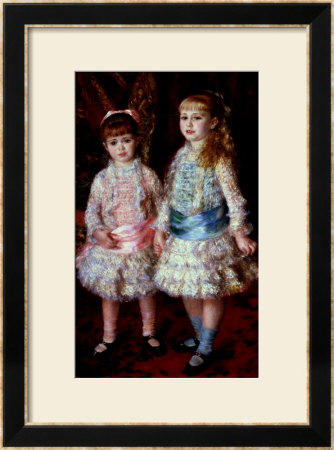 Pink And Blue Or, The Cahen D'anvers Girls, 1881 by Pierre-Auguste Renoir Pricing Limited Edition Print image