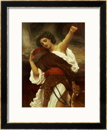 Bacchante by Frederick Leighton Pricing Limited Edition Print image